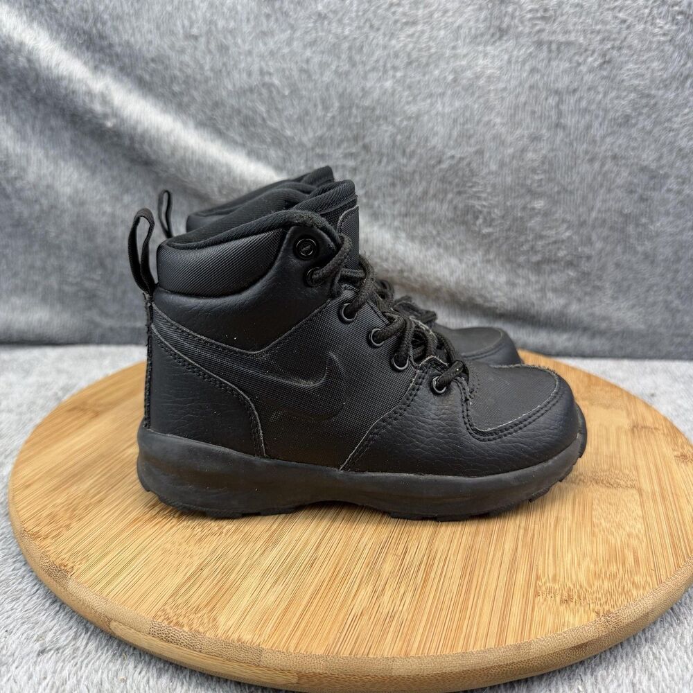 Nike Manoa LTR Shoes Boys Size 11C Black Winter Boots Toddler BQ5373-001